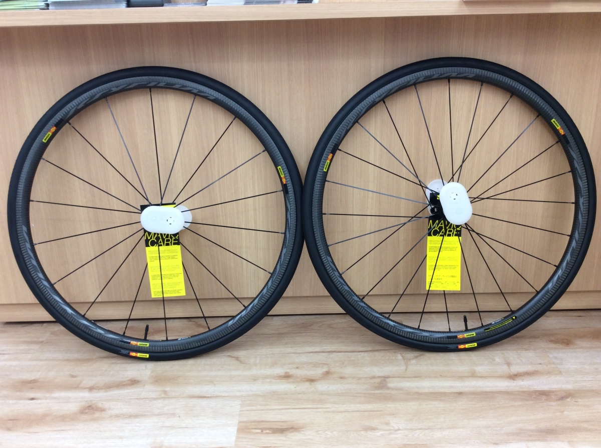 MAVIC KSYRIUM PRO CARBON SL C！！後発の軽量カーボンクリンチャーが