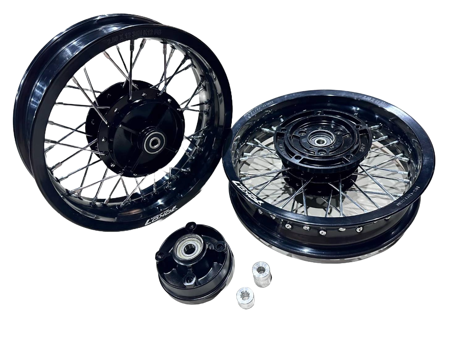 8ft-MONKEY GROM DAX Spoke black Wheel Set (FR ABS対応) （税別