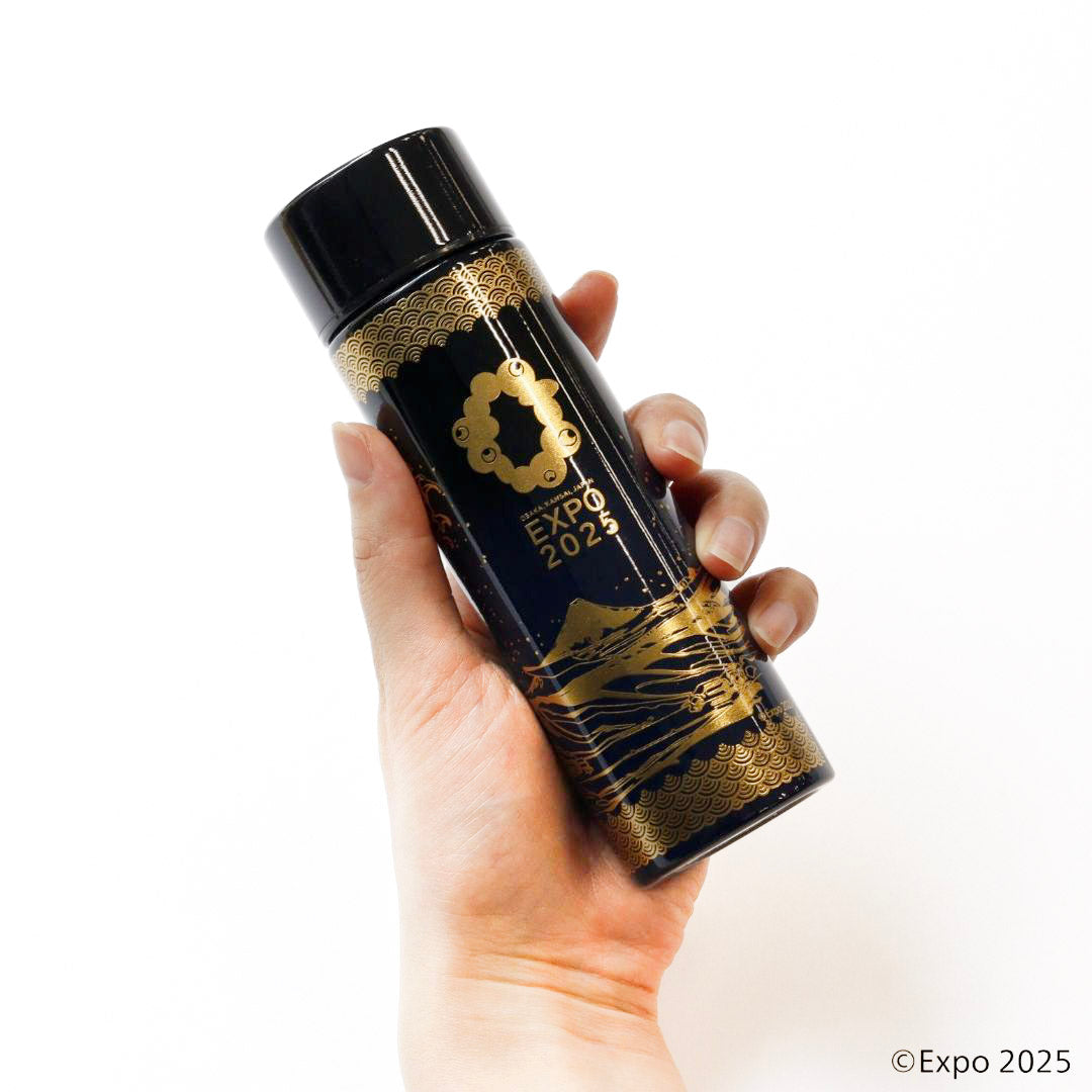 EXPO2025 山中塗 ステンレスボトル 黒×紺 – 47 TREASURE