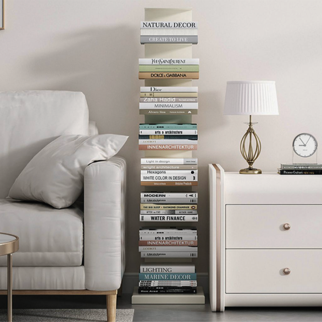 ブックタワー シンプル モダン ブックシェルフ おしゃれ ひとり暮らし