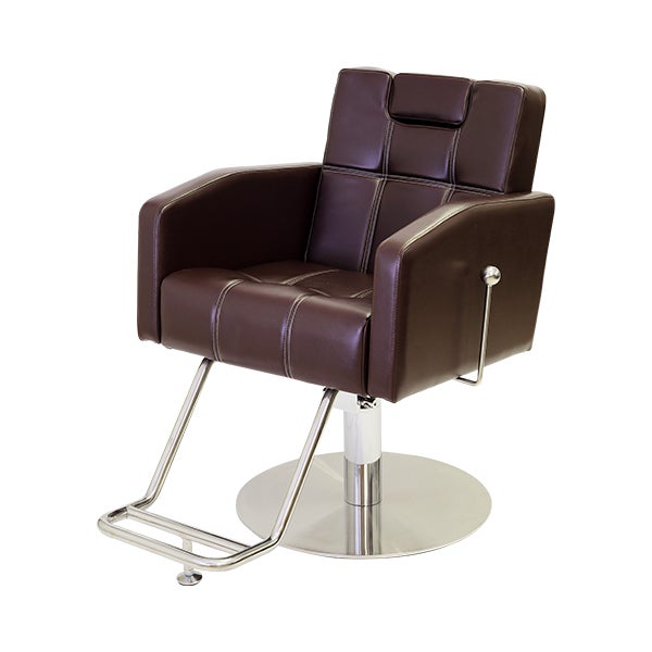 手動式シャンプーチェア SMP-219 ブラウン (座面部分 + ベース) 特別