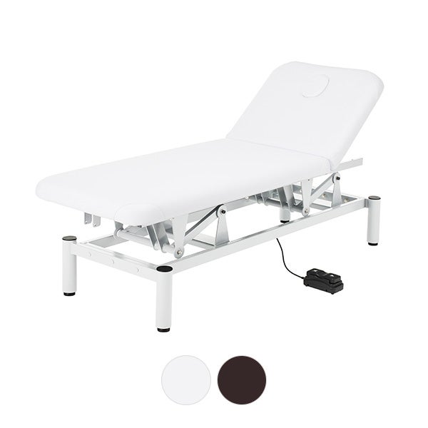 電動昇降 リクライニングマッサージベッド (有孔) 長さ185×幅75×高さ51