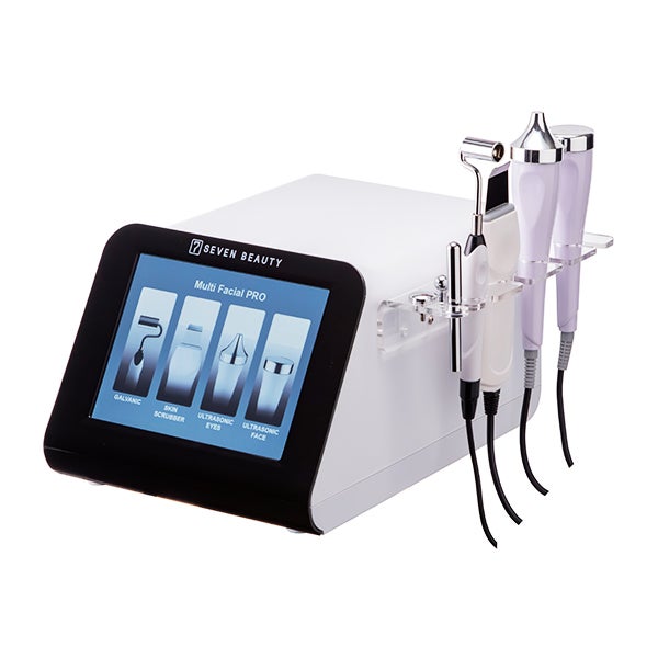 マルチ美顔器 PRO F-302 (スクラバー・イオン導入・導出・超音波)の