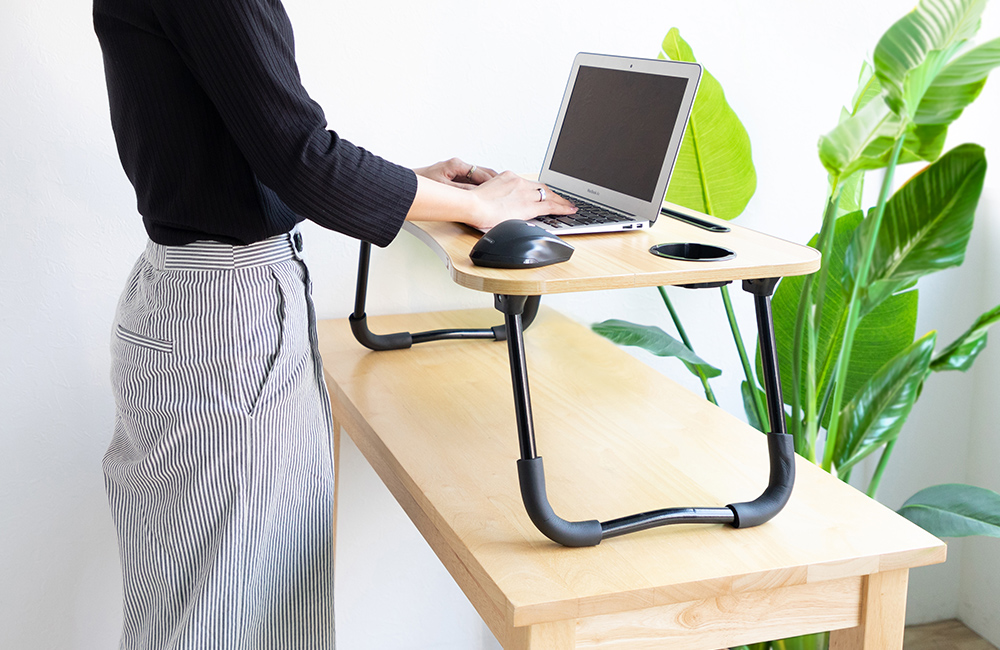 IKEA 北欧・モロッコ風】トレイテーブル 折りたたみ ターコイズブルー