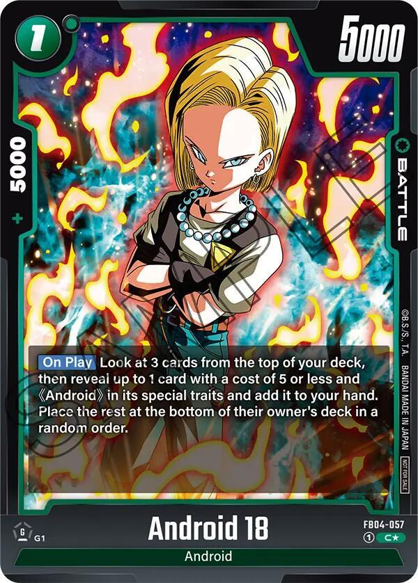 Android 18 (Tournament Pack 05) - Tournament and Championship