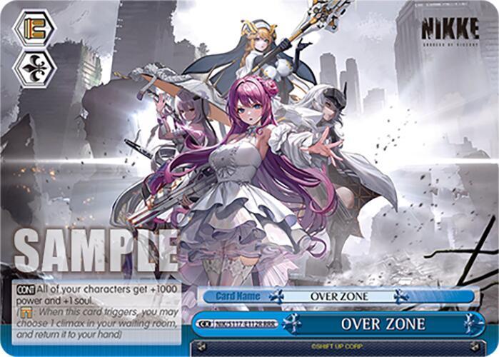 OVER ZONE (RRR) - GODDESS OF VICTORY: NIKKE - Weiss Schwarz