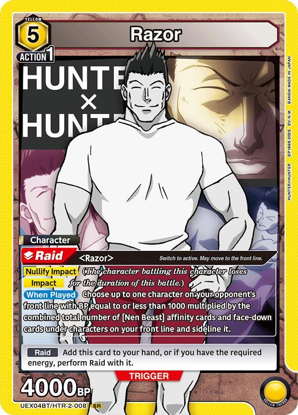 Razor (008) - UEX04BT: HUNTER X HUNTER Vol.2 - Union Arena