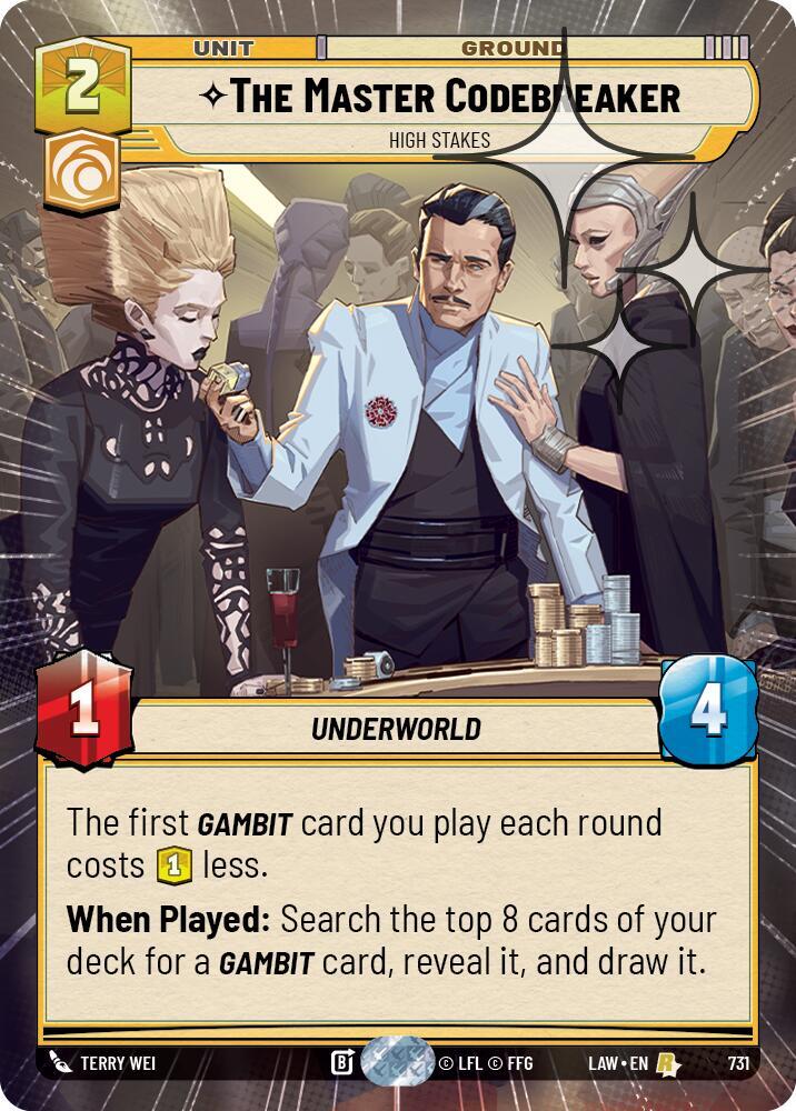 The Master Codebreaker - High Stakes (Hyperspace Foil) - A Lawless