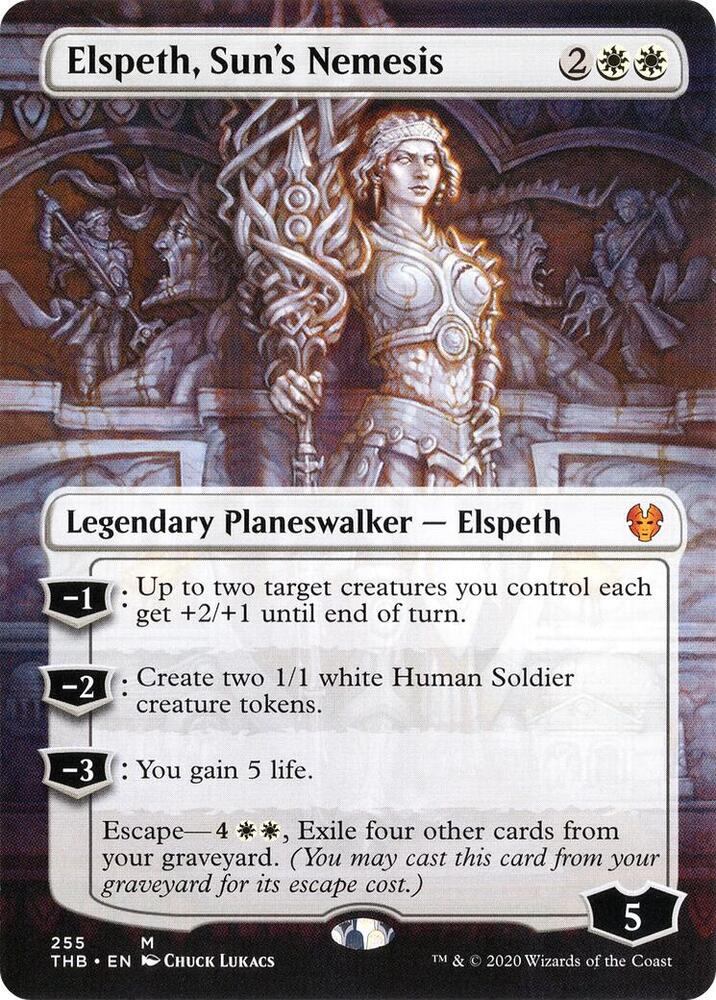 Elspeth, Sun's Nemesis (Borderless) - Theros Beyond Death - Magic