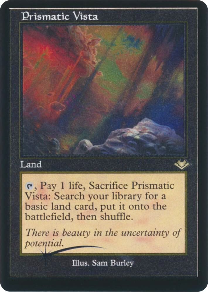 MTG 虹色の眺望 Prismatic Vista foil 旧枠 英語 ② Prismatic Vista