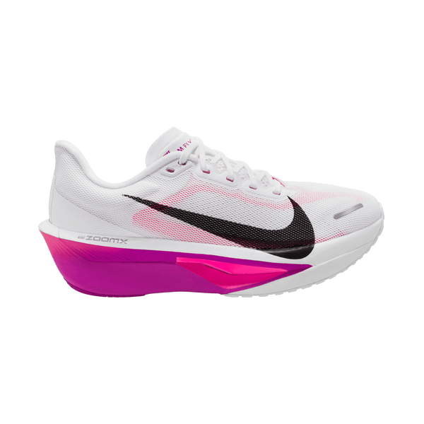 Women's Zoom Fly 6 (101 - White/Black-Vivid Grape-Hyper Pink) — TC