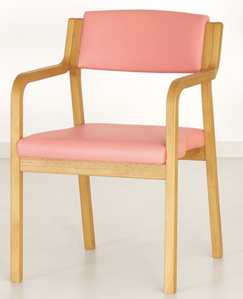 座面回転イス Care-111-RAC 介護福祉施設向け 三角グリップの付いたイス