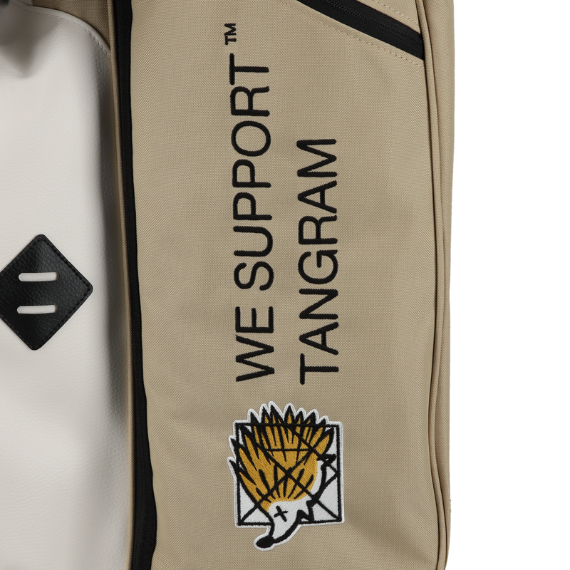 CLUBHAUS ×JONES × TANGRAM CREW CADDY BAG 3 SAND BEIGE TGA-G43