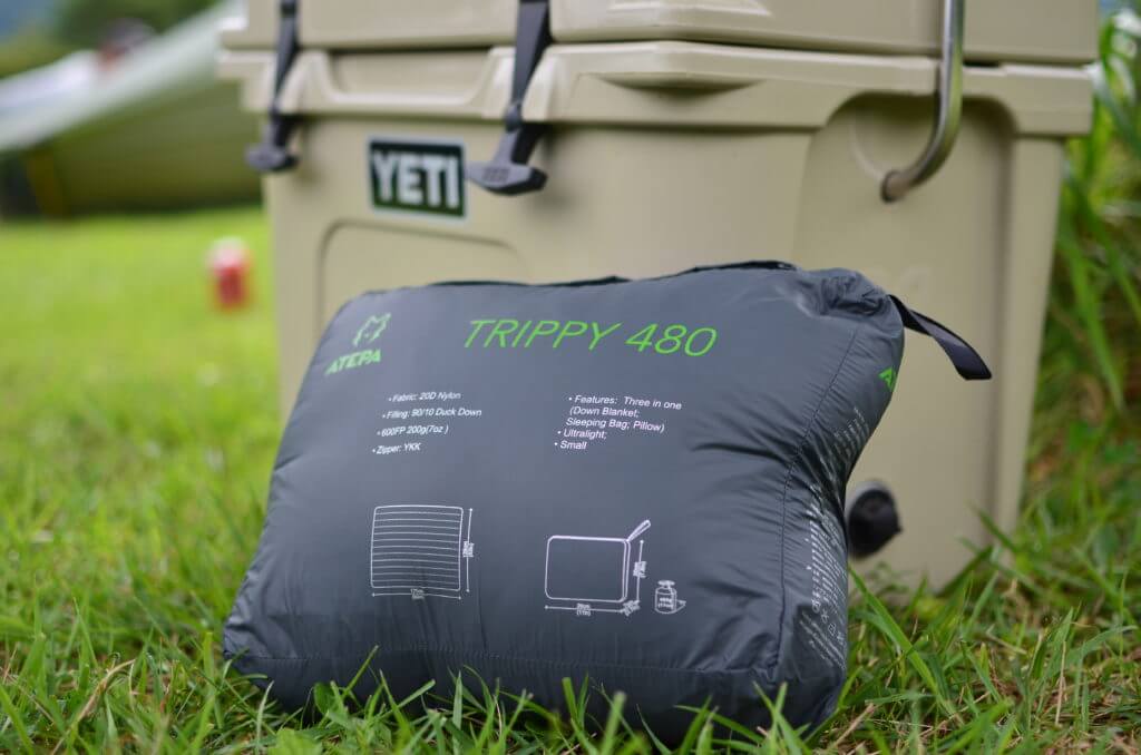 ATEPA ダウンブランケットTRYPPI 480】3シーズン寝袋にお勧め | 年間86