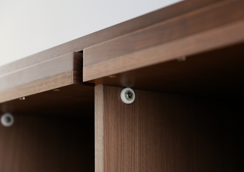 レッチェ 143マガジンレコードラック WALNUT(W143×D39.5×H95.5cm)税込