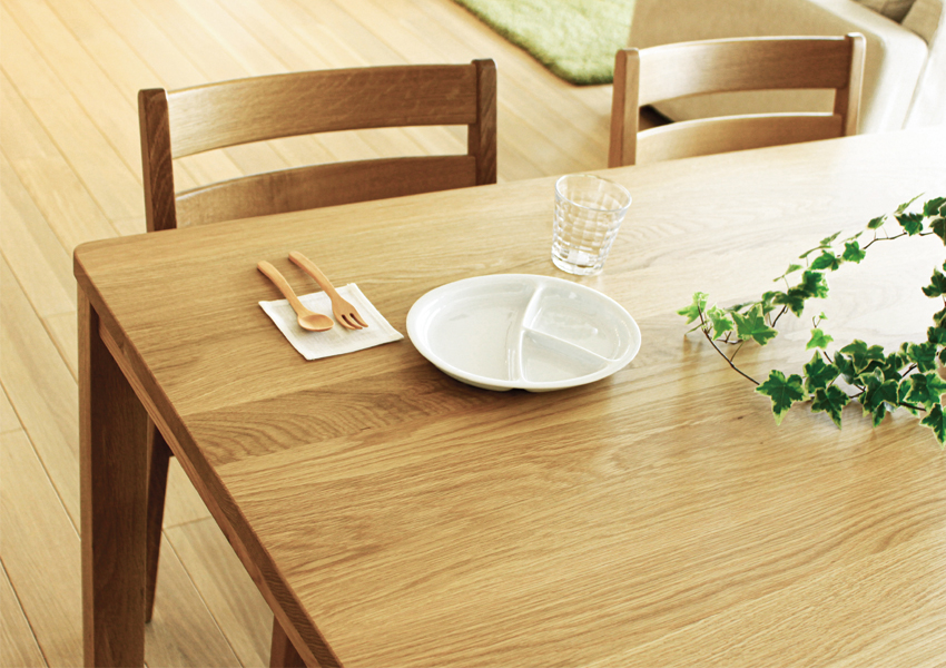 プレーンダイニングテーブル ALDER(サイズオーダー可)税込￥158,000