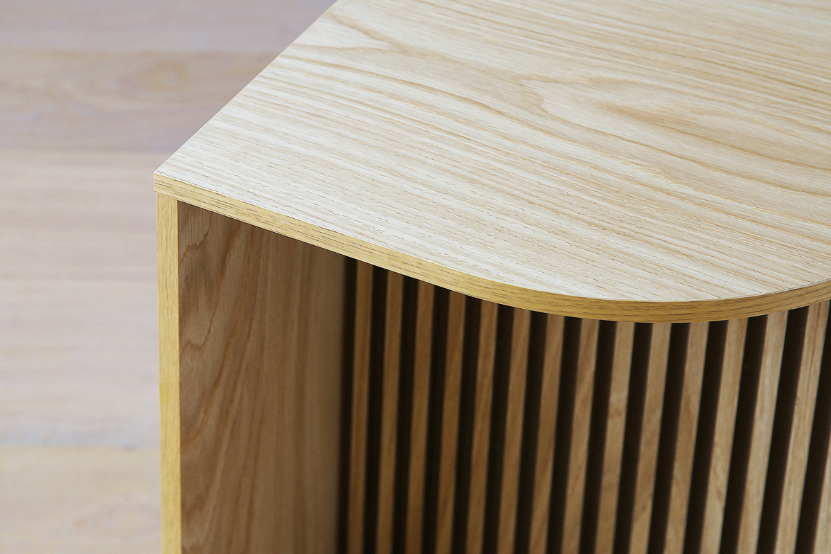 リブシリーズ H50サイドテーブル OAK (W40×D35×H50) 税込￥64,800