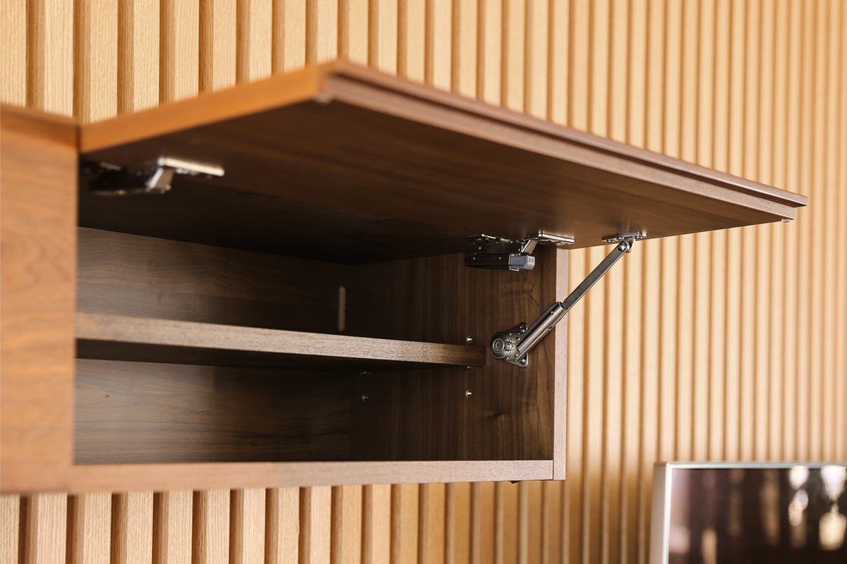 ウィトー ワイドキャビネット WALNUT(W80~240×D34×H27cm)税込￥98,000