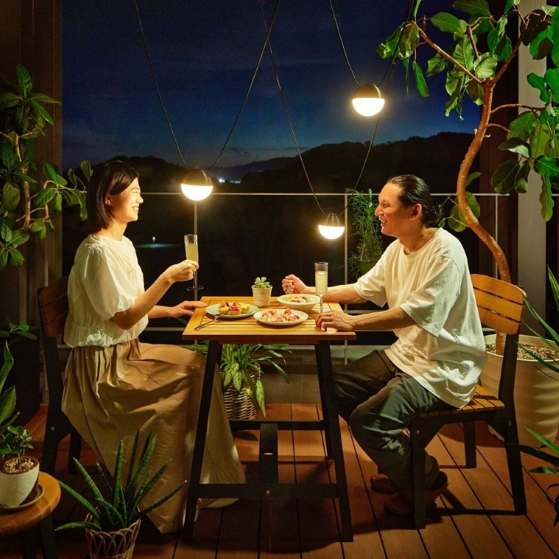 DIY照明「ひかりノベーション」シリーズより、球状ライト「繋がりの