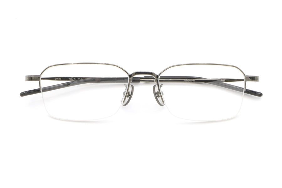 999.9(フォーナインズ) S-699T-12ガンメタリック(53) – 武田メガネ