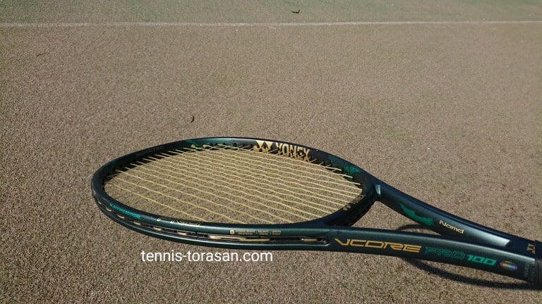 Yonex Vcore Pro 100 2019 インプレ 評価 レビュー しばける100インチ