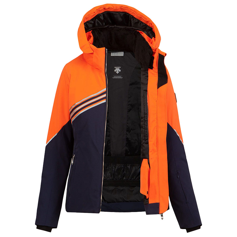 Descente Women's Amanda Ski Jacket - Momiji Orange Dark Night