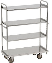 オールステンレス 棚台車 TD型（均等耐荷重350㎏） - 製品情報 株式