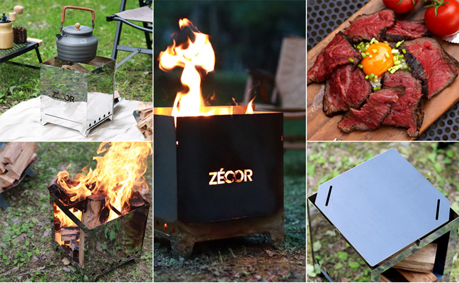 ZEOOR ファイアピットキューブ 焚き火台
