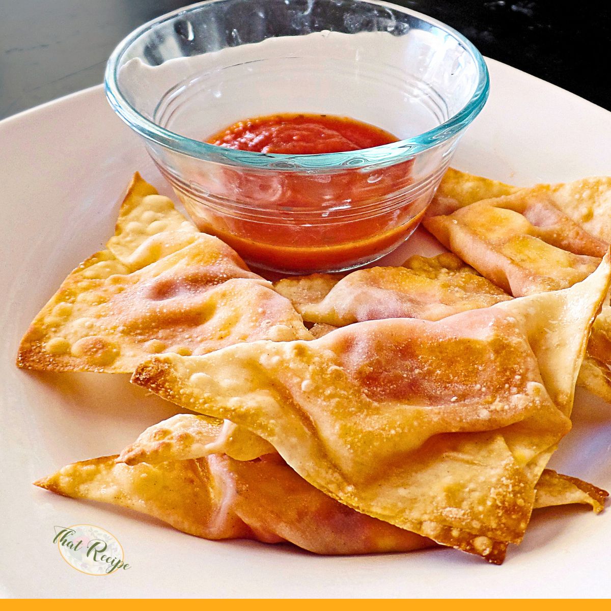 Baked Pizza Gyoza Easy Appetizer