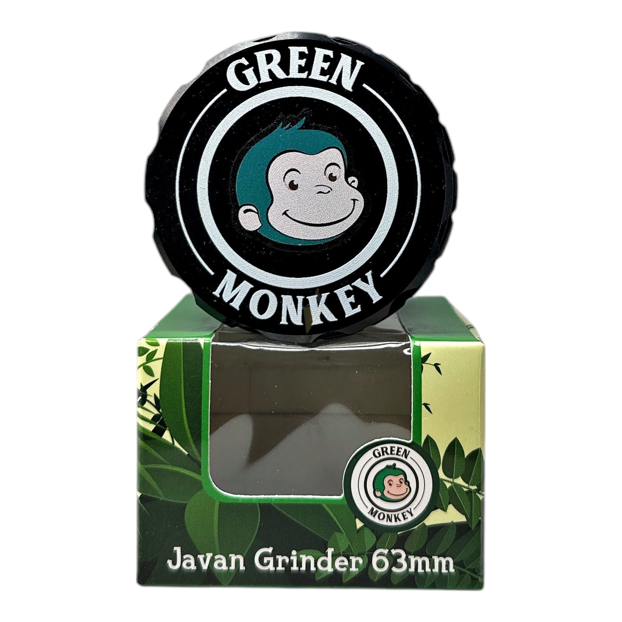 Green Monkey 4 Piece Javan 63mm Grinder – The Vapor Shoppe
