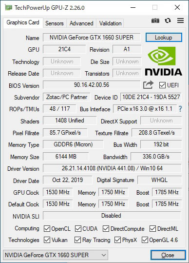 GeForce GTX 1660 SUPER のベンチマーク - the比較