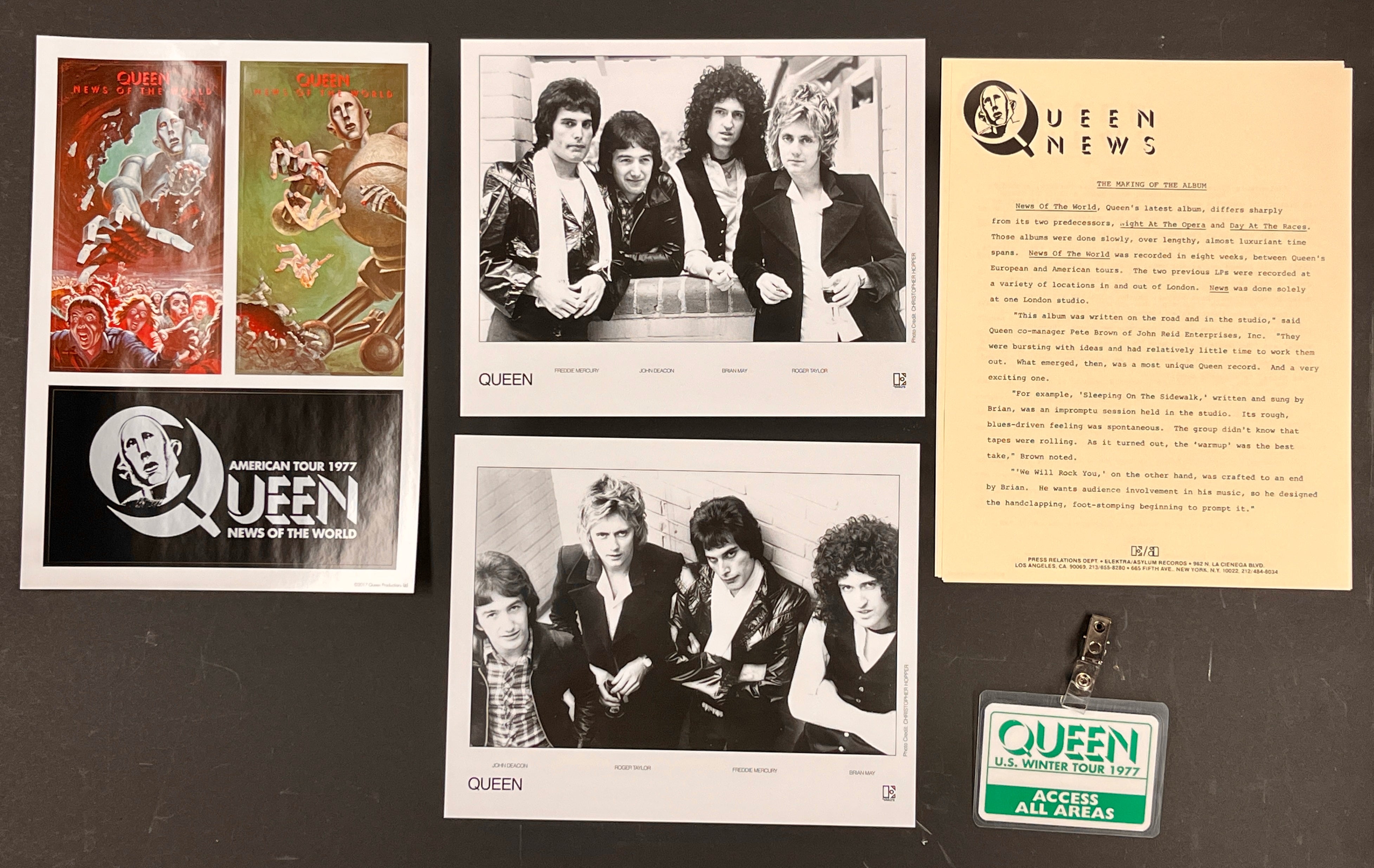 Brian May/Roger Taylor signed Queen Box Set – The Million Dollar