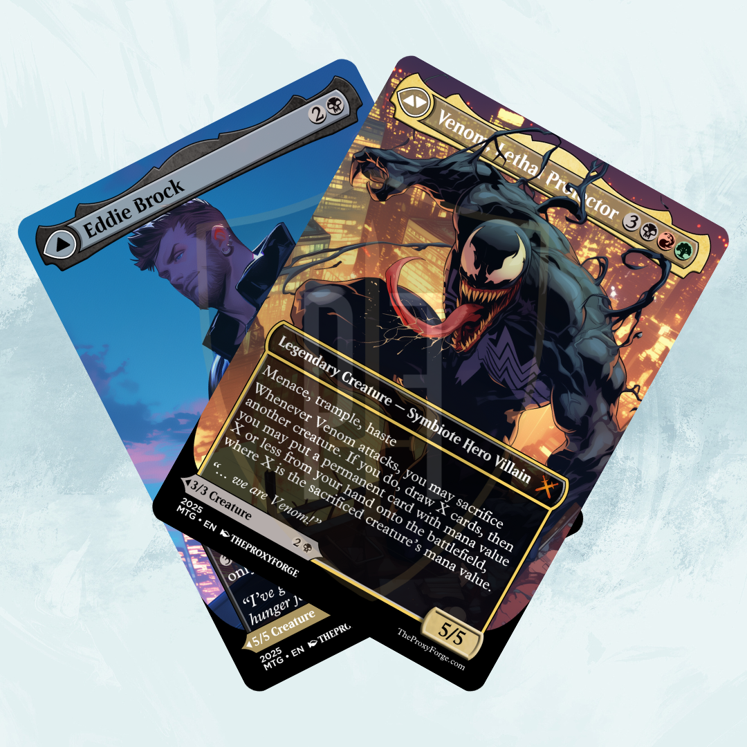 Eddie Brock // Venom, Lethal Protector MTG Proxy