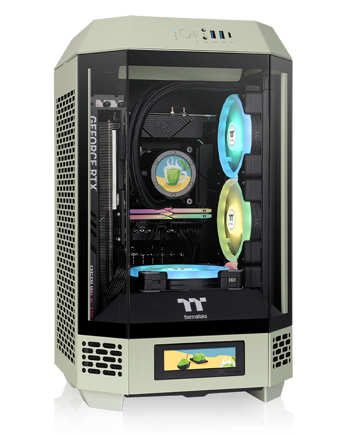 ThermaltakeThermaltake The Tower 250 Matcha Green Mini Tower