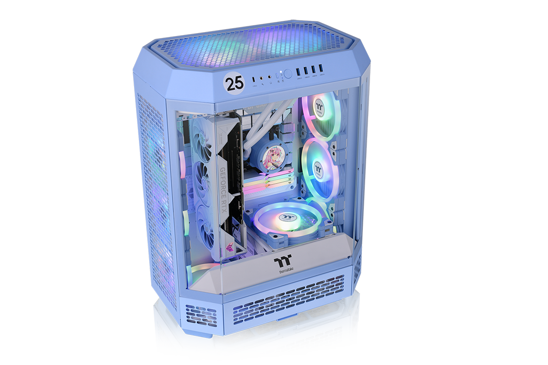 ThermaltakeThermaltake The Tower 600 Hydrangea Blue Mid Tower