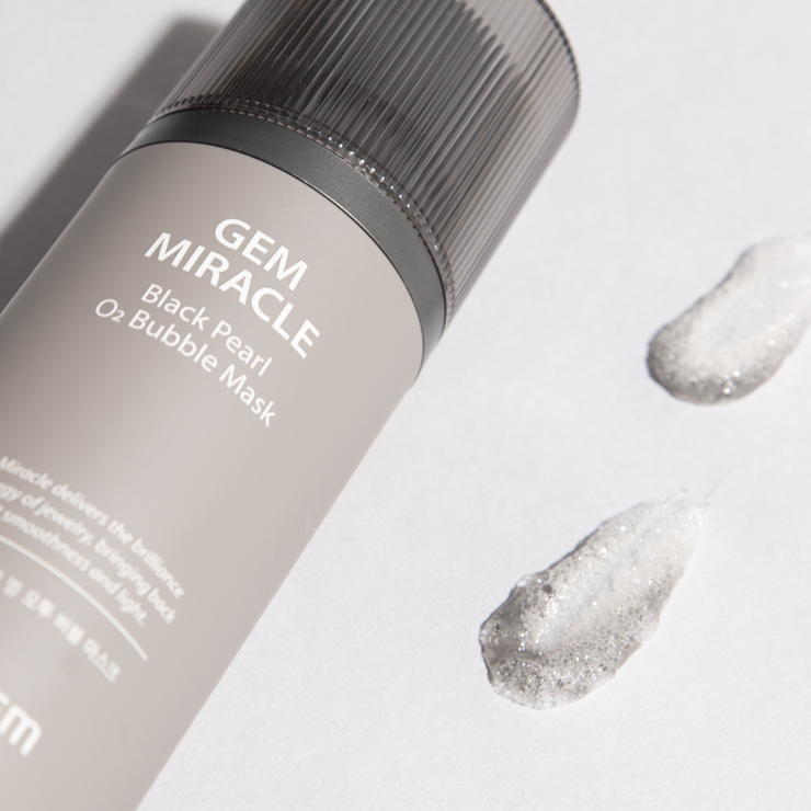 送料無料】ジェムミラクル ブラック パール O2 バブル マスク – 韓国