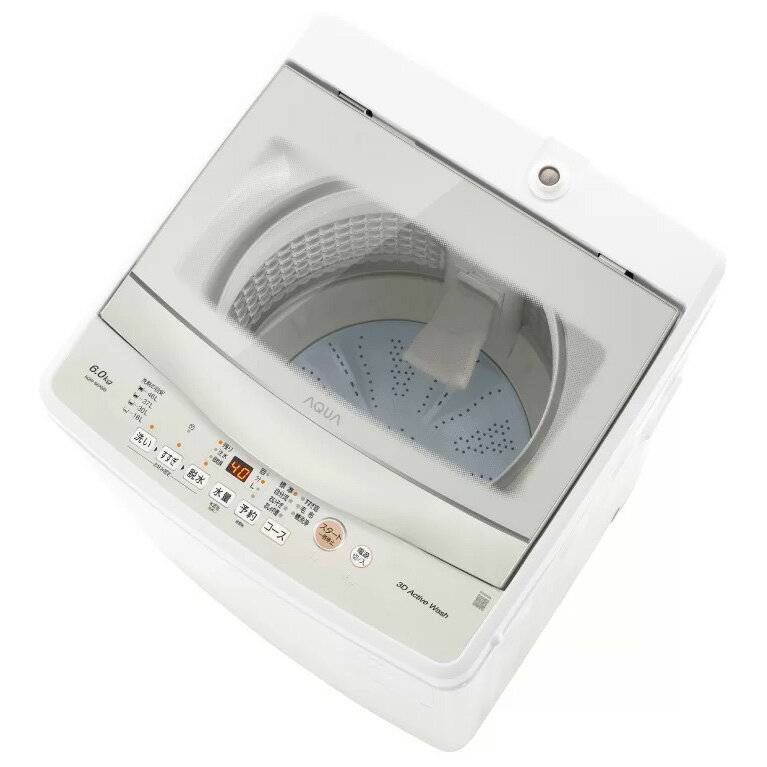 L17A1 安心保証付 アクア洗濯機 容量 7㌔ ガラストップ AQUA、風呂水