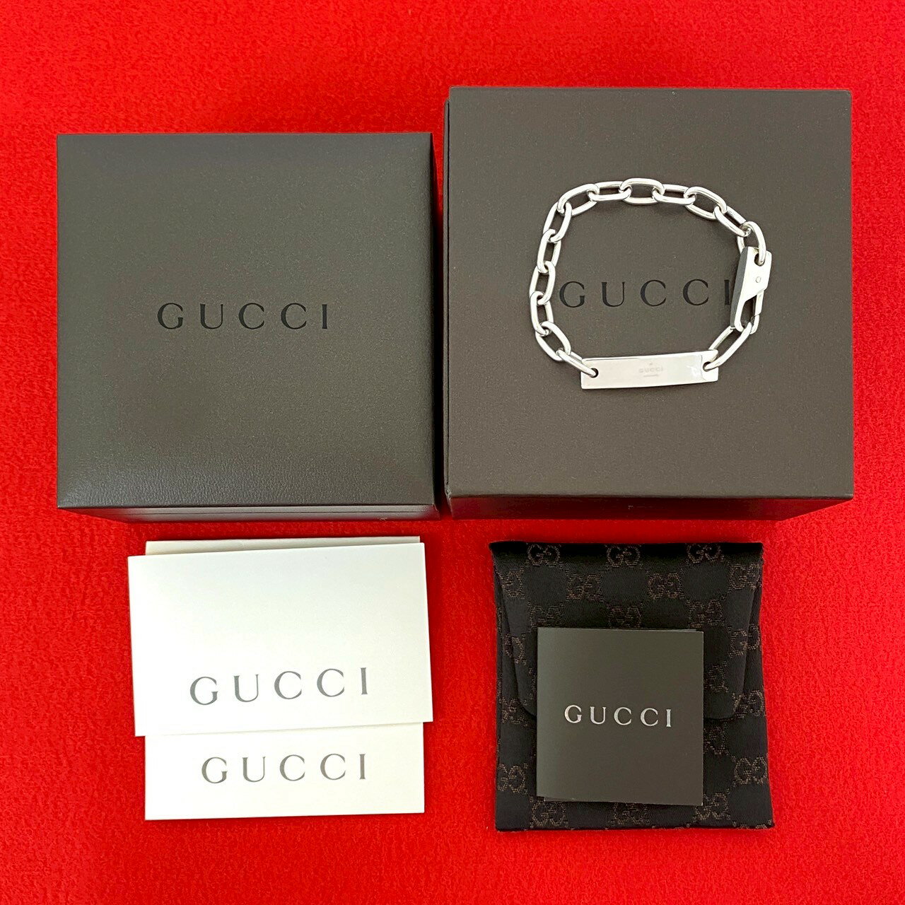 楽天市場】gucci idプレート（ジュエリー・アクセサリー）の通販