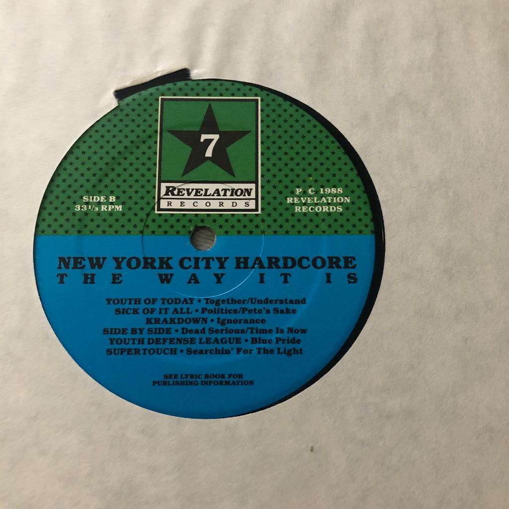 Various - New York Hardcore - The Way It Is - Revelation Records
