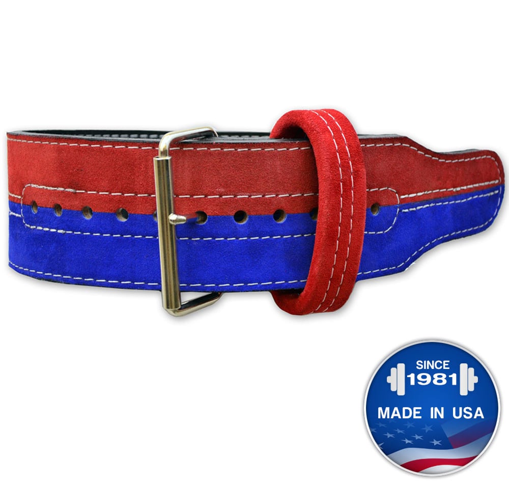 Longhorn™ 2 Color: Suede Prong Belt – Titan Support Systems Inc