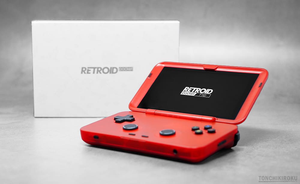 中華ゲーム機「Retroid Pocket Flip」レビュー｜クラムシェル型