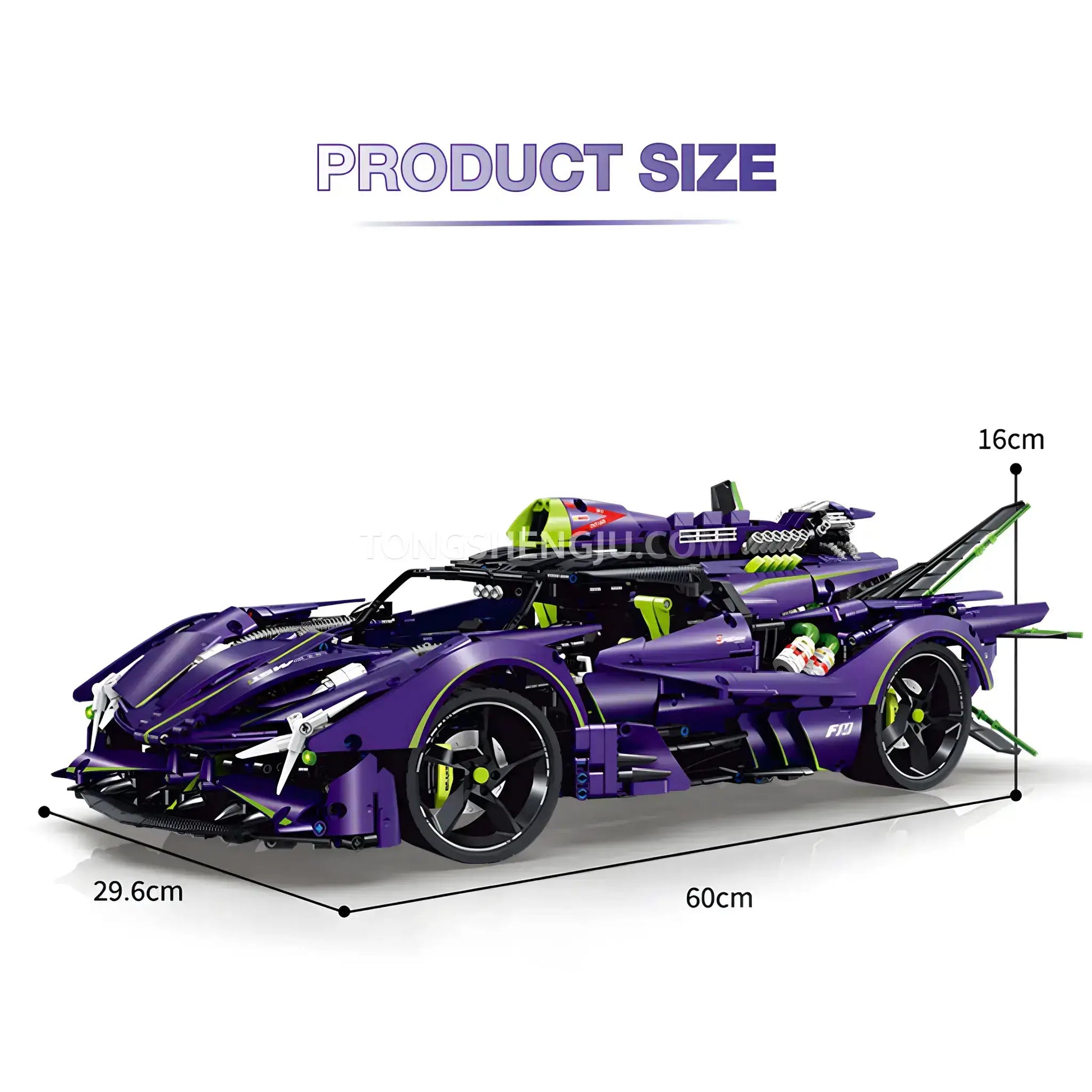 Tongshengju Technic Apollo EVO (3909PCS) Sports Car Building