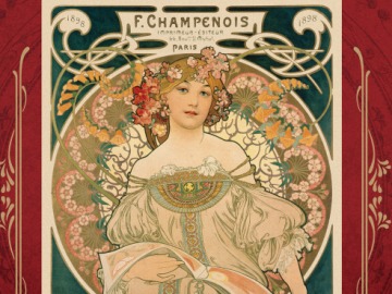 スリーブで話題を集めたアルフォンス・ミュシャのイラストを使用した