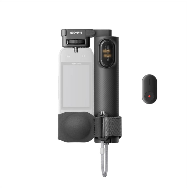 nsta360 X4用 折りたたみ式内蔵三脚付き自撮り棒（1/4インチマウント