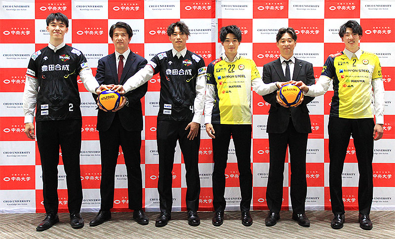 石川祐希を輩出した中央大学 バレーボール部 澤田晶 山崎真裕 がウルフ