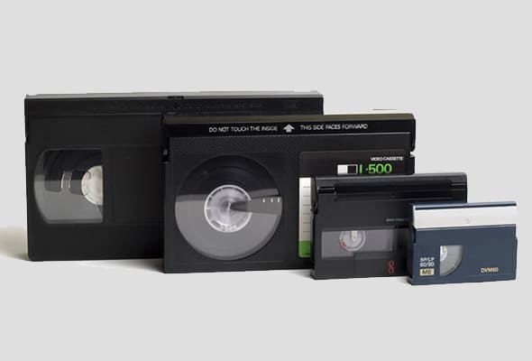 映像テープ(フィルム)の変遷 | ダビング・デジタイズセンター東京