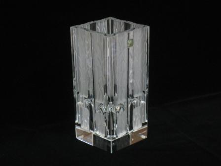 HOYAクリスタル 雪窓花瓶（小） - 土岐陶器本店