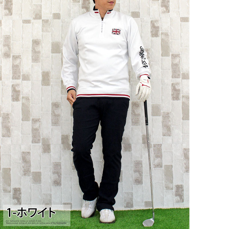 GIORNO SEVEN ジョルノセブン ハーフジップ トレーナー ゴルフウェア