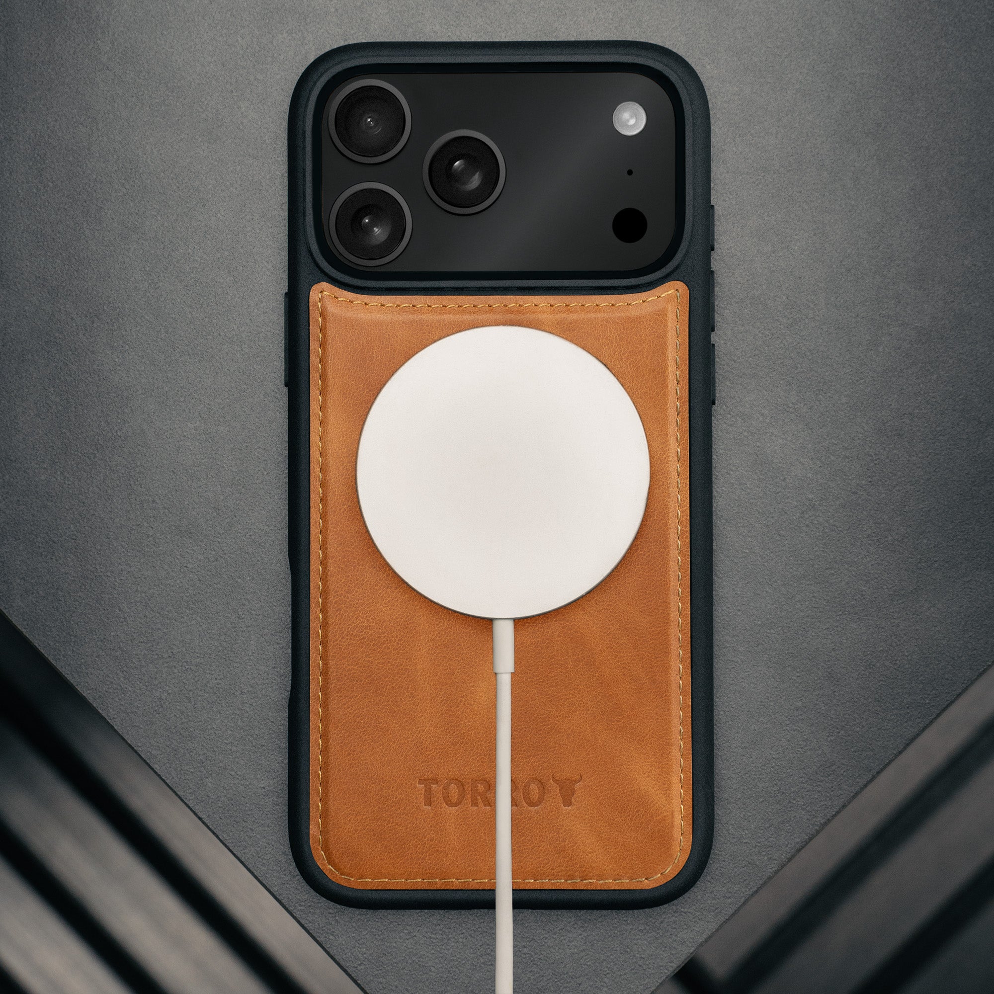 iPhone 17 Pro Max Leather Case (with Detachable Cover & MagSafe