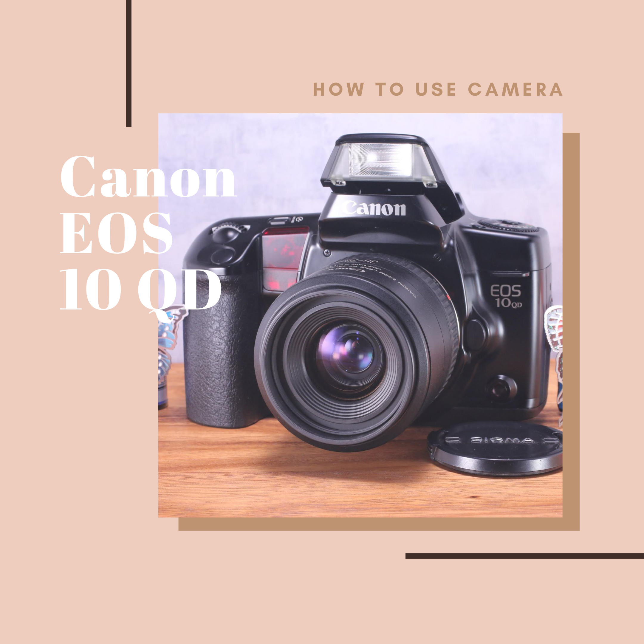 Canon EOS 10 QD フィルム一眼レフ の使い方 | Totte Me Camera